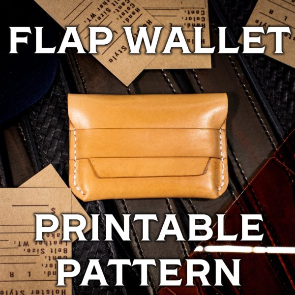 Flap Wallet Printable Pattern | Letter/US and A4/Metric Sized – EDC Leather