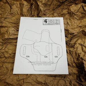 752 CakeZero Pancake Holster Pattern